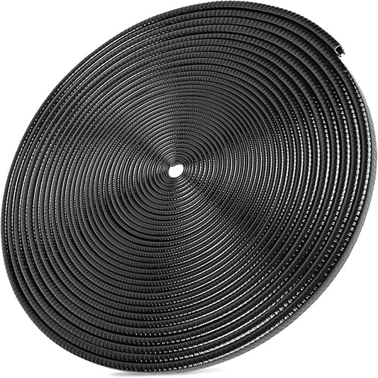MYFAMIREA 82Ft(25M) Long Car Door Edge Guards,U Shape Edge Trim Rubber Seal Protector Rubber Car Door Protector Car Protection Door Edge Non-Collision Rubber Clips Fit for Most Car, Black