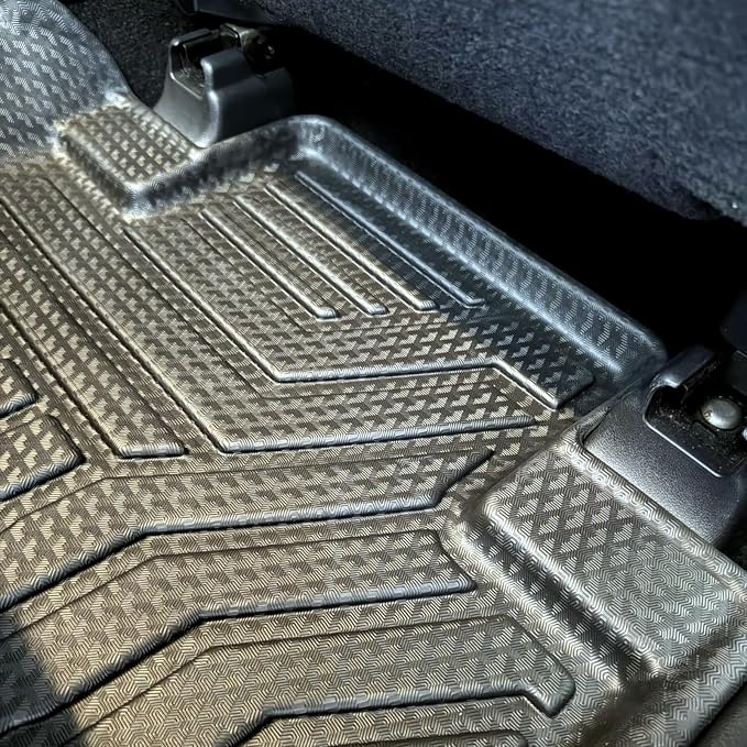 KUST Floor Mats for 2023-2026 Kia Sportage Accessories (Hybrid Only) | (Not for Gas or PHEV) Front Rear Car Mats, All Weather Protection, TPE Rubber, Raised Edge