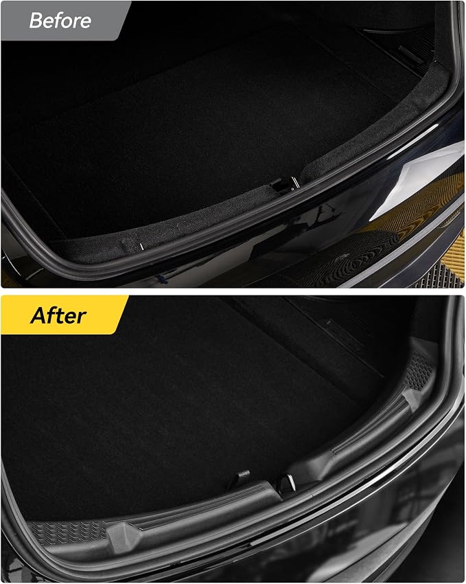 3W Tesla Model 3 Hignland Door Sill Protector 2024 2025 2026 Front & Rear, Rear Bumper, Trunk Sill Protector, Door Entry Guard, Edge Guards, TPE Customized Accessories