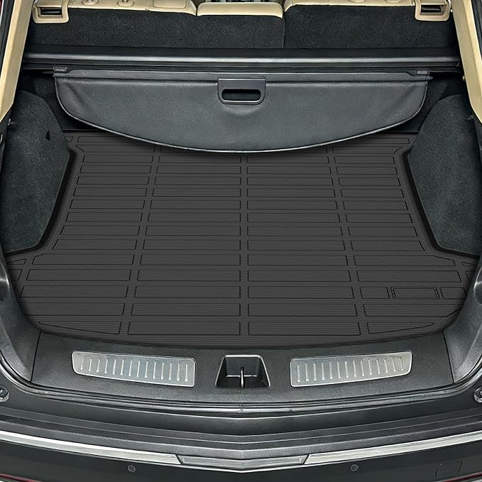 Floor Mats for Cadillac XT5 2018 2019 2020 2021 2022 2023 2024 2025 | 2017 TPE Custom Fit Cadillac XT5, Non-Slip Waterproof Summer Winter, Front & Rear Row & Cargo