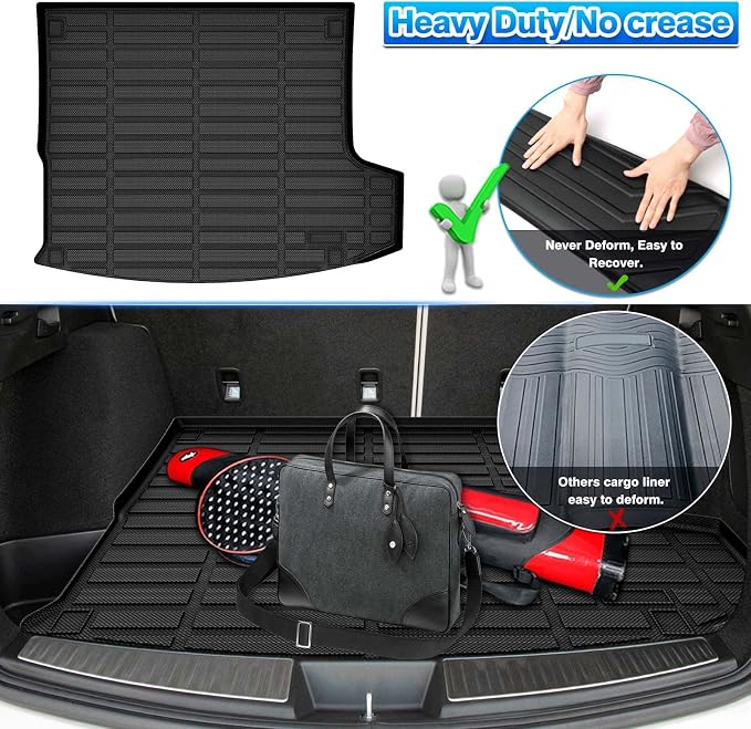 RDX Cargo Liner - Trunk Mat for Acura RDX 2019-2026, All Weather Cargo Mat for RDX Accessories, Heavy Duty Car Mats, Car Accessories