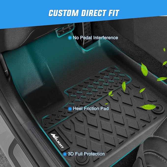 Nilight Floor Mats for BMW X3 F25 2011-2017 / BMW X4 2015 2016 2017 2018 All Weather Custom Fit Heavy Duty Floor Liners