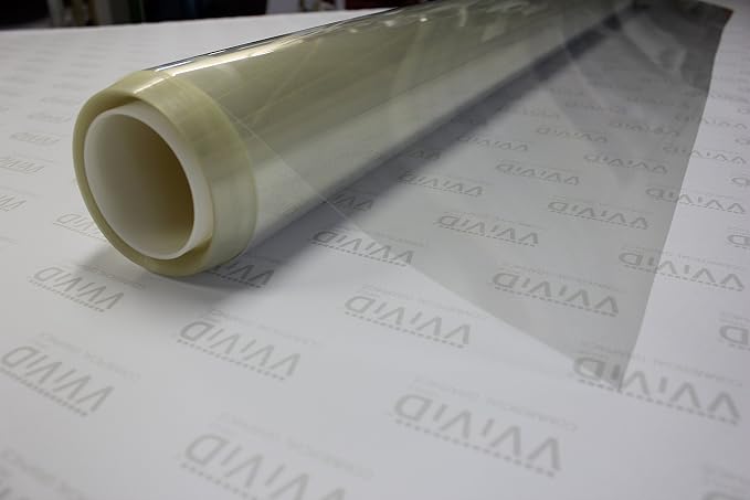 VViViD Clear Protective 8mil Shatterproof Security Window Vinyl Film Roll (30 Inch x 6.5ft)