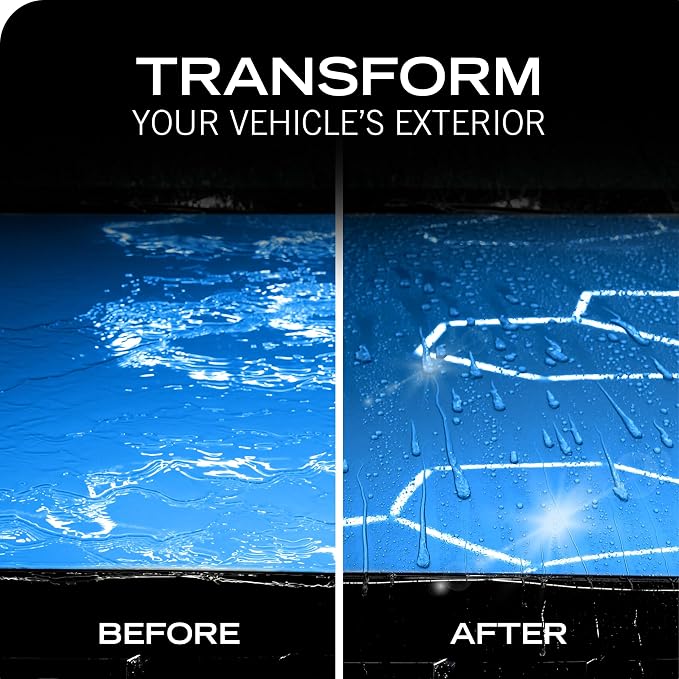 Turtle Wax Hybrid Solutions Ceramic Spray Coating, High Shine Car Wax, Offers Durable Paint Protection, Extreme Water Beading Action, Safe for Glass, Wheels, Trim and More, 16 oz (Pack of 6)