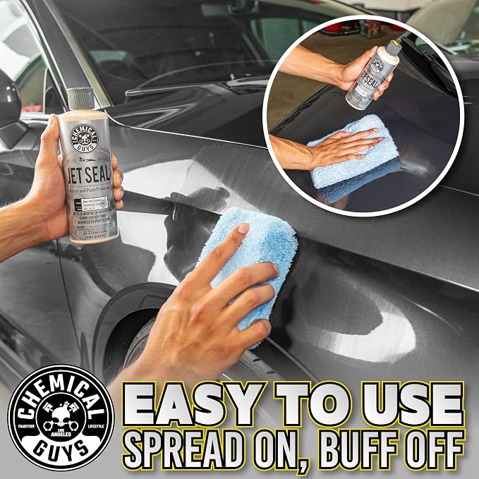 Chemical Guys, JetSeal Anti-Corrosion Paint Sealant & Protectant, 16 oz | Durable sealant bonds to paint for high gloss and lasting protection against the elements on cars, trucks and RVs