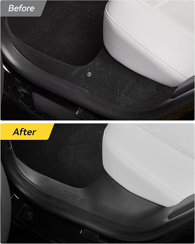 3W Tesla Model 3 Hignland Door Sill Protector 2024 2025 2026 Front & Rear, Rear Bumper, Trunk Sill Protector, Door Entry Guard, Edge Guards, TPE Customized Accessories