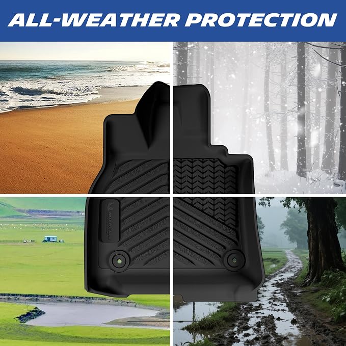 Michelin Vehicle Mats, All-Weather TPE Custom Fit Liner for 2026 Mazda CX-5 (3 Piece), Premier