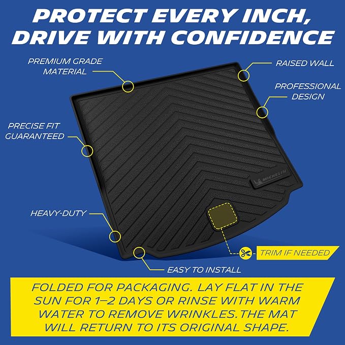 Michelin Vehicle Mats, All-Weather TPE Custom Fit Liner for 2026 Mazda CX-5 (1 Piece), Premier