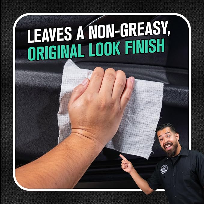 Chemical Guys Total Interior Cleaner and Protectant Wipes Canister, New Car Smell - All Surface Interior Cleaning Wipes for Dash Seats Door Panels Leather Vinyl & Fabric - Fresh New Car Scent, 2 Pack