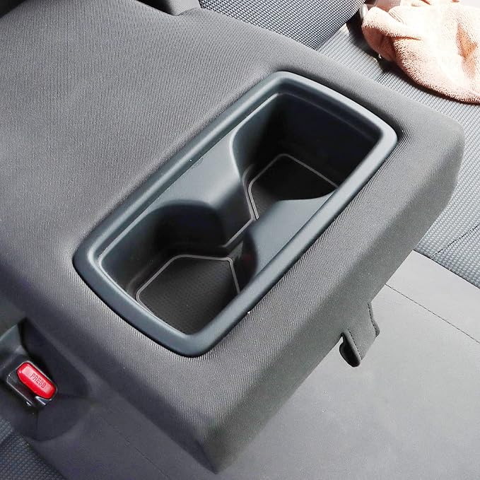 Auovo 3D Cup Holder Inserts for Toyota RAV4 Accessories 2025 2024 2023 2022 2021 2020 2019 Silicone Center Console Cup Holder Coaster Liner Mat Pad Interior Trims (Gray, 2pcs kit)