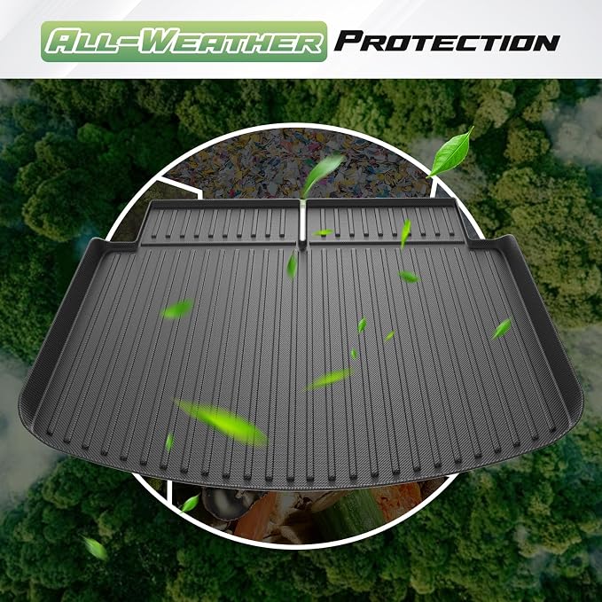 Floor Mats for Ford Explorer 2020-2025 2026 Captain Chairs (Only Fit 6 Seats), All Weather Cargo Liner for Explorer Accessories, Active/ST Line/ST/Platinum Car Accessories, Heavy Duty Car Mats