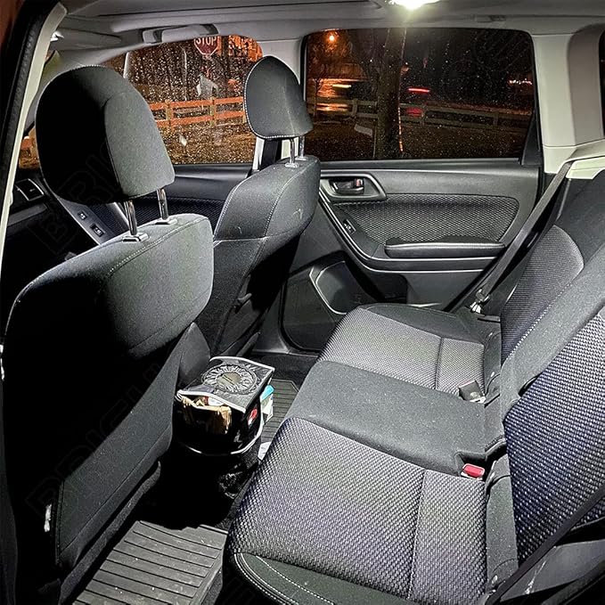 White Interior LED Lights Kit for Subaru Forester 2014 2015 2016 2017 2018 2019 Super Bright 6000K LED Interior Light Bulbs Package + License Plate Lights and Install Tool