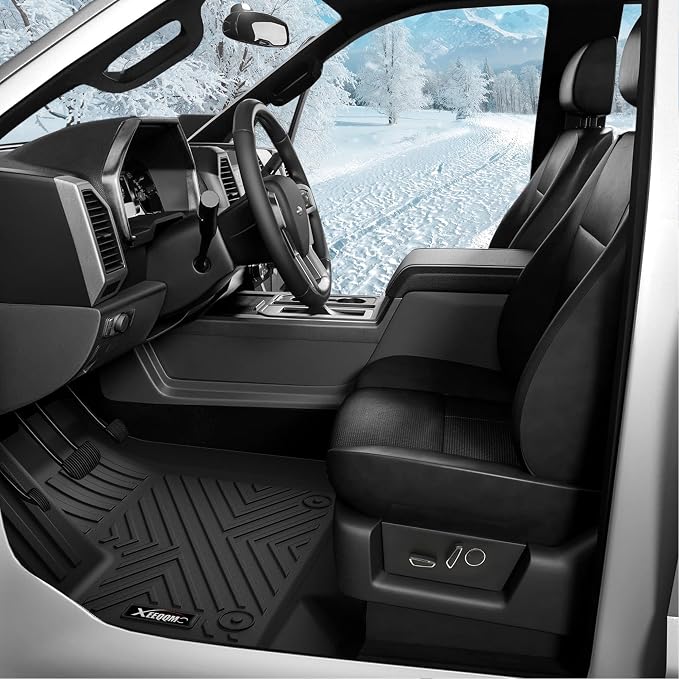 Floor Mats & Trunk Mat & Backrest Mat for 2024-2026 Chevy Traverse 7 Seats | All Weather TPE Rubber Cargo Liner and 2nd & 3rd Row Backrest Mat Door Sill Guards for Chevrolet Traverse 2026 Accessories