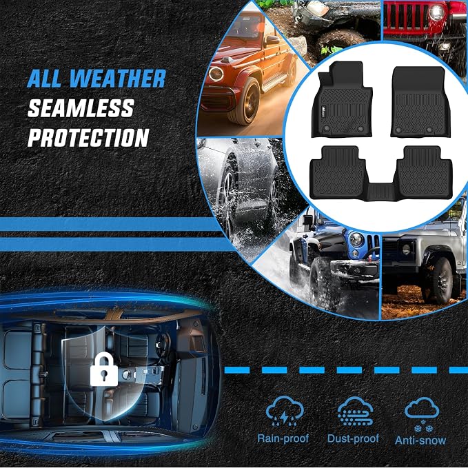 Nilight TPE Floor Mats for Mazda CX-50 CX50 2023 2024 2025 2026, All Weather Custom Fit Heavy Duty Floor Liners