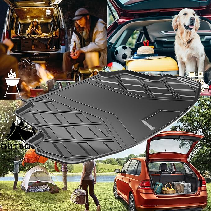 AOMSAZTO Cargo Liner Compatible with 2014-2019 Toyota Corolla Sedan | Custom Fit Trunk Mat Behind 2nd Row | All Weather Protection Cargo Mat Compatible with 2014-2019 Corolla Sedan Models