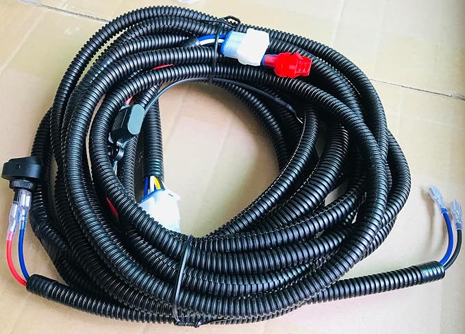 Dr.Acces Golf cart Light Wire Upgrade Harness for Club Car DS/EZGO TXT RXV Yamaha with 9 pin Plug