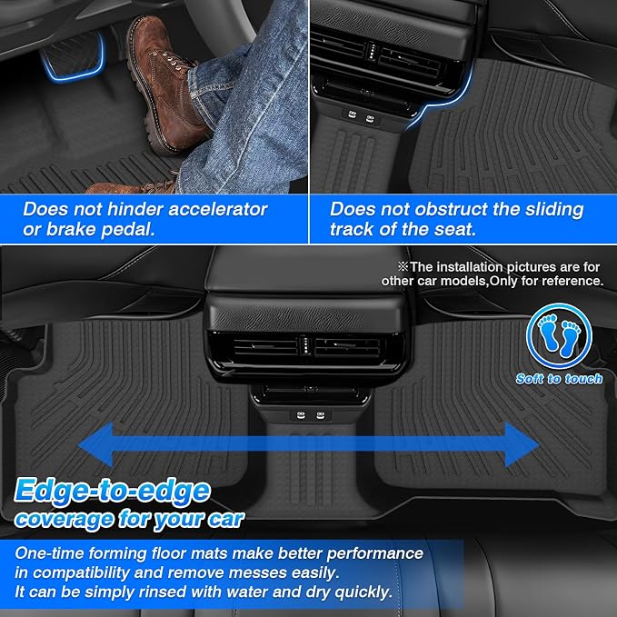 Cartist Floor Mats and Cargo Liner Fit for Audi Q3 2019 2020 2021 2022 2023 2024 2025 All Weather Floor Mat Q3 Accessories Heavy Duty Carpet Protection