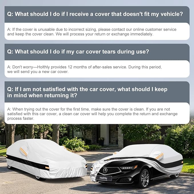 10 Layers Sedan Car Cover Custom Fit for Acura TLX (2021-2026), Waterproof All Weather for Automobiles, Outdoor Full Cover Sun Dust Rain Protection with Cotton. Silver
