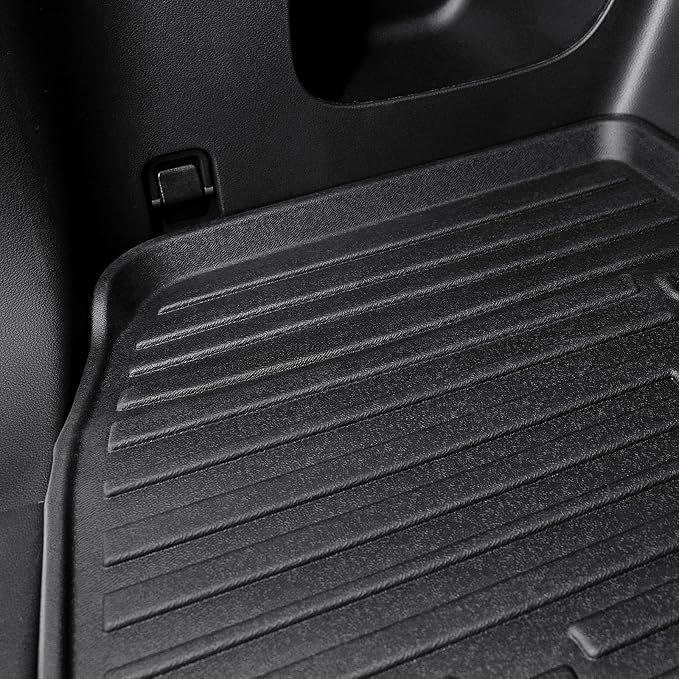 Cargo Mat for Hyundai Santa FE 2024-2026 (Fit Hybrid and Gas), All Weather TPE Cargo Mat with Backrest Mat Rear Cargo Liner Protection for Hyundai Santa Fe