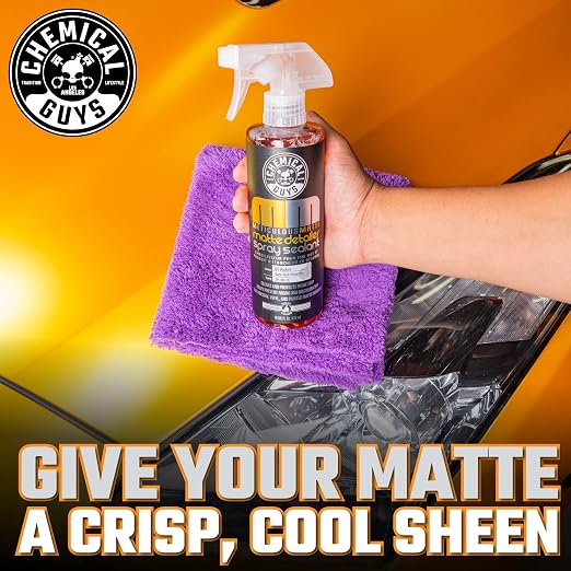 Chemical Guys, Meticulous Matte & Satin Finish Detailer & Sealant, 16 oz | Quick detailer for satin and matte finishes and vinyl wraps, cleans streak-free without adding unwanted gloss