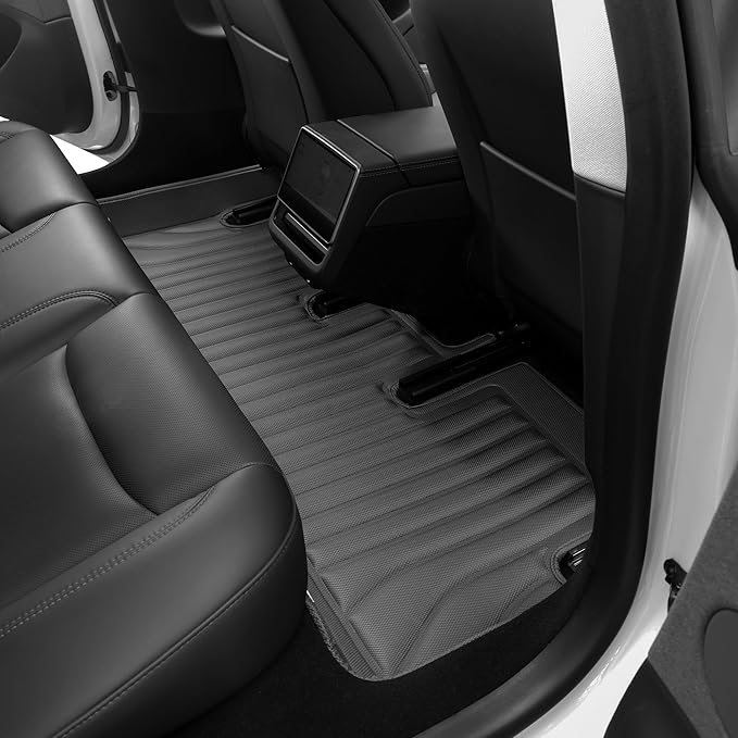 SUPER LINER Floor Mats & Cargo Liners Compatible with 2024-2026 Tesla Model 3 Highland, All-Weather Full Cabin Protection System, Premium Soft Mat Set for Floors, Trunk, Frunk & Seatbacks