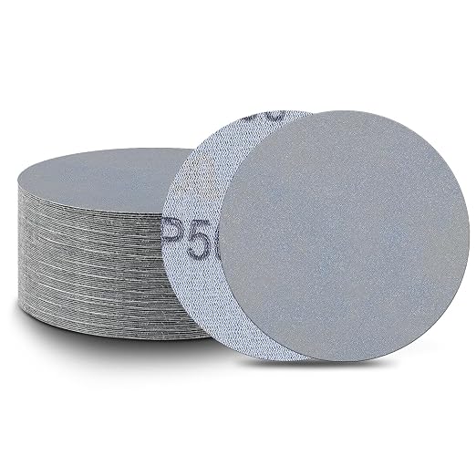 100 PCS 5000 Grit 3 Inch Wet Dry Hook and Loop Sanding Discs, Silicon Carbide Round Sandpaper for Drill Polishing Kit, Sanding Sheets Assortment for Wood Metal or Auto