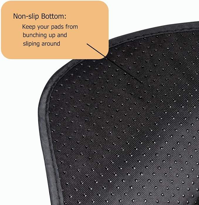 RIQINXIN Washable Seat Protector Pads for Chairs 3pcs Non-Slip Waterproof Incontinence Chair Pads for Adults Armchair Furniture 21x22in Coffee