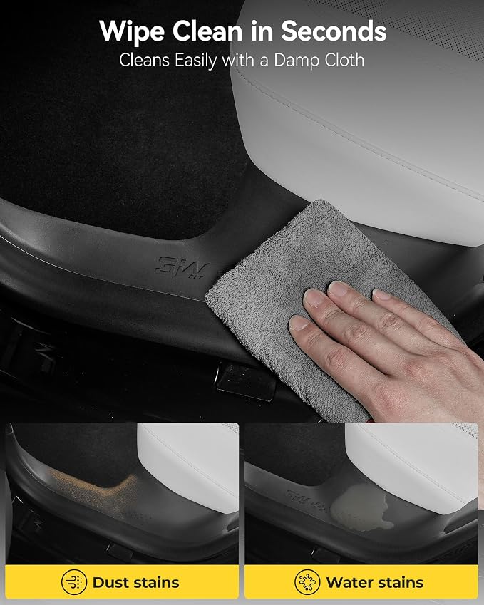 3W Tesla Model 3 Hignland Door Sill Protector 2024 2025 2026 Front & Rear, Rear Bumper, Trunk Sill Protector, Door Entry Guard, Edge Guards, TPE Customized Accessories