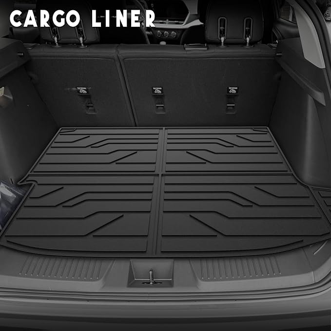 KARPAL Floor Mats for 2024 2025 2026 Chevrolet/Chevy Trax & Buick Envista, All-Weather TPE Custom Fit Anti-Slip Floor Liners Car Mats Accessories