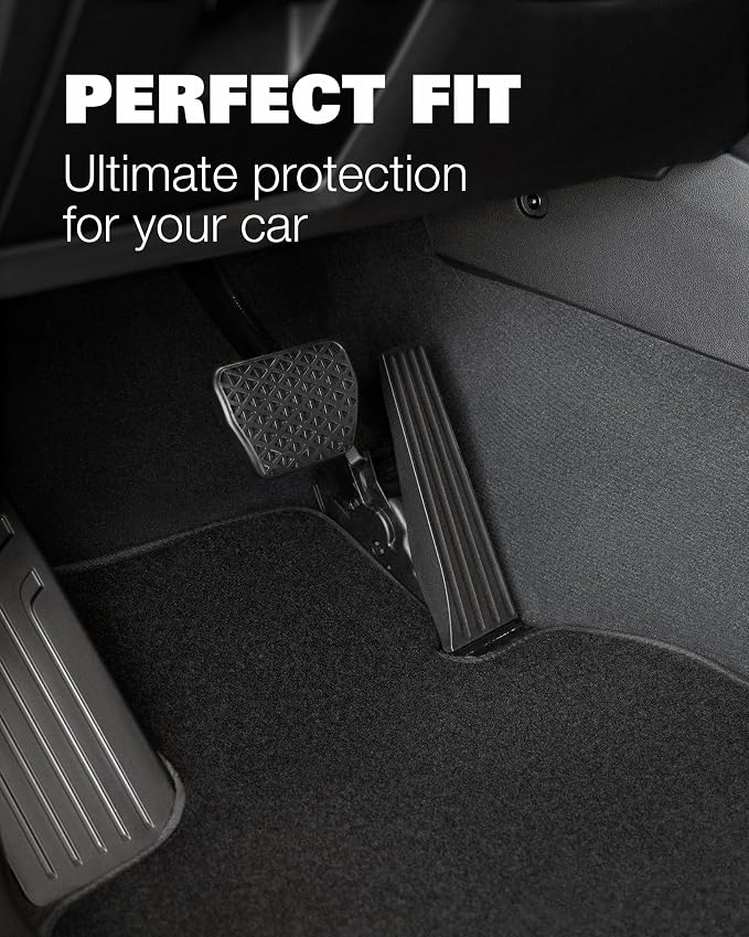 Floor Mats for BMW X3 2018-2024 & BMW X4 2019-2024 - Custom 3D Fit 20i 30i M40i 30e M - 1st & 2nd Row - Anti-Slip Backing - 34oz Heavy Duty Carpet Mat - Set of 4 All Weather Car Liner Floormats