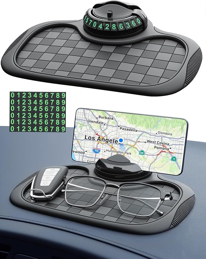 Multifunctional Anti Slip Mat for Car Dashboard Phone Holder Universal