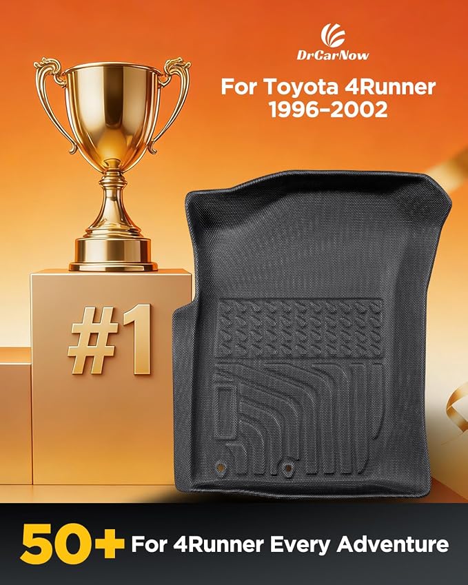 Car Floor Mats for Toyota 4Runner 1996 1997 1998 1999 2000 2001 2002 | All Weather for 3rd gen 4 runner Accessories, for Limited SR5 Base N180 SUV N180 Accessories