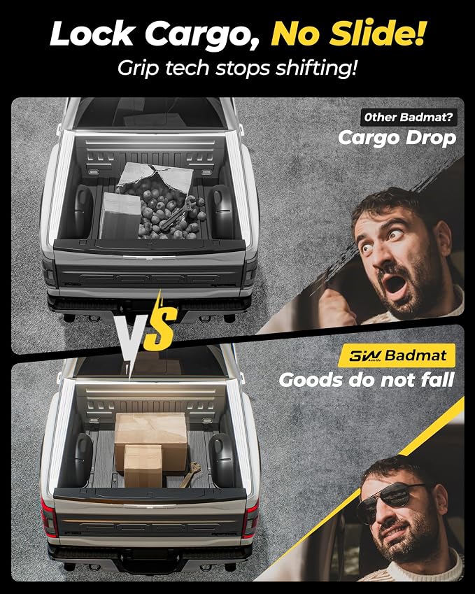 3W Front Trunk Mat & Trunk Bed Mat Fit Silverado EV/GMC Sierra EV/Sierra EV Denali 2024 2025 2026,All Weather TPE Custom Fit Car Accessories for Silverado EV/GMC Sierra EV/Sierra EV Denali