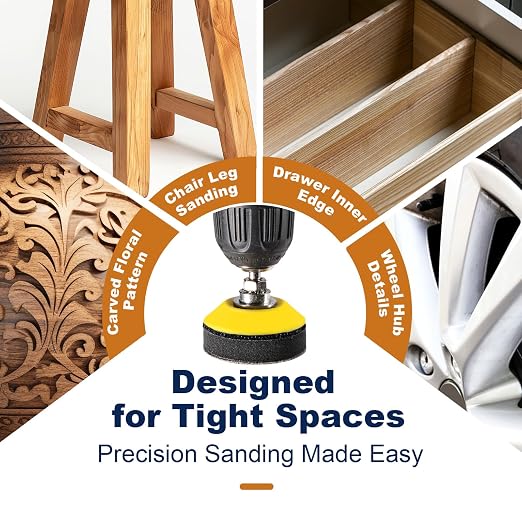 187 PCS 2 Inch Wet Dry Sanding Discs 60-10000 Grit Hook and Loop Sandpaper | Drill Sanding Attachment Polishing Kit Headlight Restoration Kit with Rotary Tools for Auto Metal Glass Resin Wood Jewelry