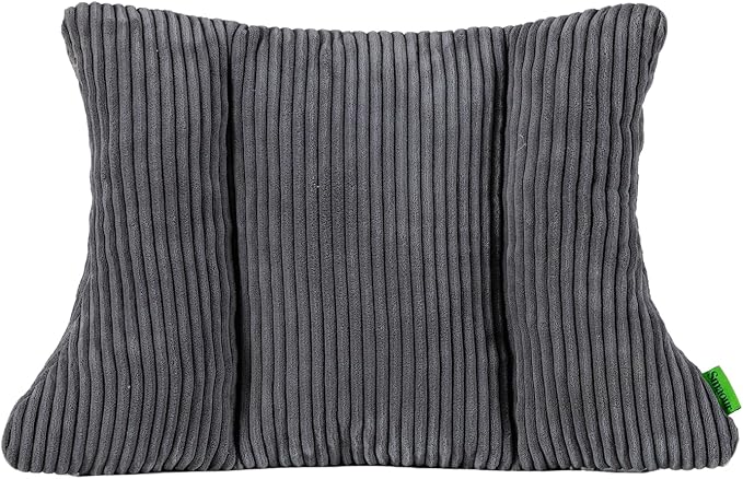 Lumbar Support Pillow 3 Section Back Pillow Office Chair for Back Support Comfortable Lumbar Cushion for Car Seat Pain Relief Sofa Rest (Dark Grey)
