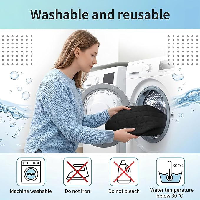4 Pack Waterproof Chair Pads for Incontinence, 21" X 22" Absorbent Seat | Protector Pads Reusable Wheelchair Seat Pad Non-slip Waterproof Chairs Covers for Wheelchair, Bed, Elder and Pet