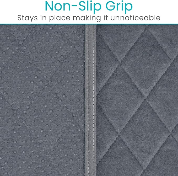Sures Waterproof Chair Pads for Incontinence (22" x 21") - Washable, Waterproof Seat Protector - Chair Protector Seat Cover - Absorbent Pad for Bed, Seat, Car, Wheelchair & Recliner (Gray, 2 Pack)