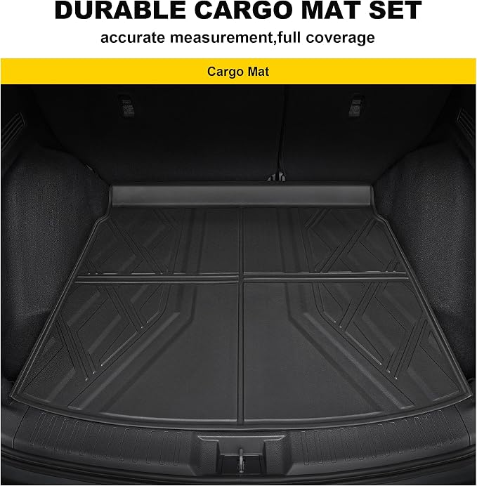 Cargo Liner Fit for Honda CRV 2026 2025 2024 2023 (Gasoline & Hybrid) | TTX LIGHTING Cargo Mat All-Weather TPE Trunk Mat Cargo Tray CR-V Accessories (Fit Upper Deck Only)