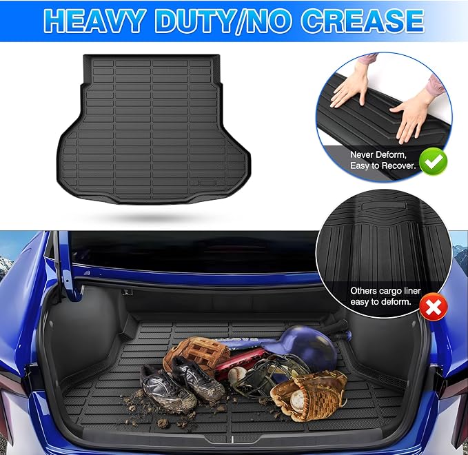 Cartist Cargo Mat Compatible with Kia K4 2025 2026 Accessories Trunk Mat TPE All Weather Anti-Slip Odorless Cargo Liner for K4 Accessories