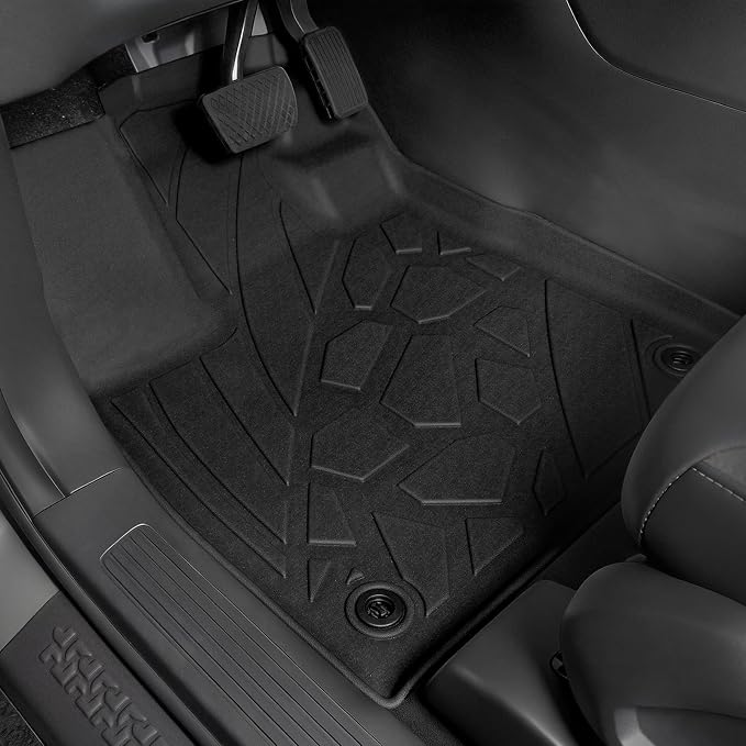 Floor Mats for Honda Passport 2026, All Weather Floor Mats Trunk Cargo Liner with Backrest Protectors, Lower Cargo Mat and Door Sill Guards Accessories, Full Coverage Set