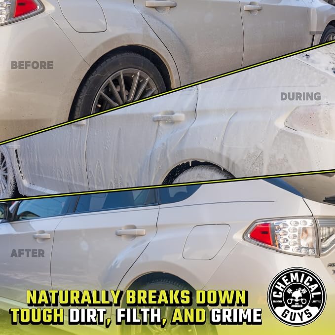 Chemical Guys, Ultimate Car Wash Bucket Kit, Dirt Trap, Mitt, Soap & Lid | Grit guard sinks debris to the bottom so it stays off your paint; a complete starter setup for safe at-home washing