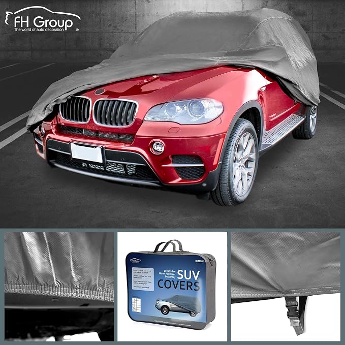 FH Group Universal Fit Non-Woven Water Resistant SUV Cover XXXL