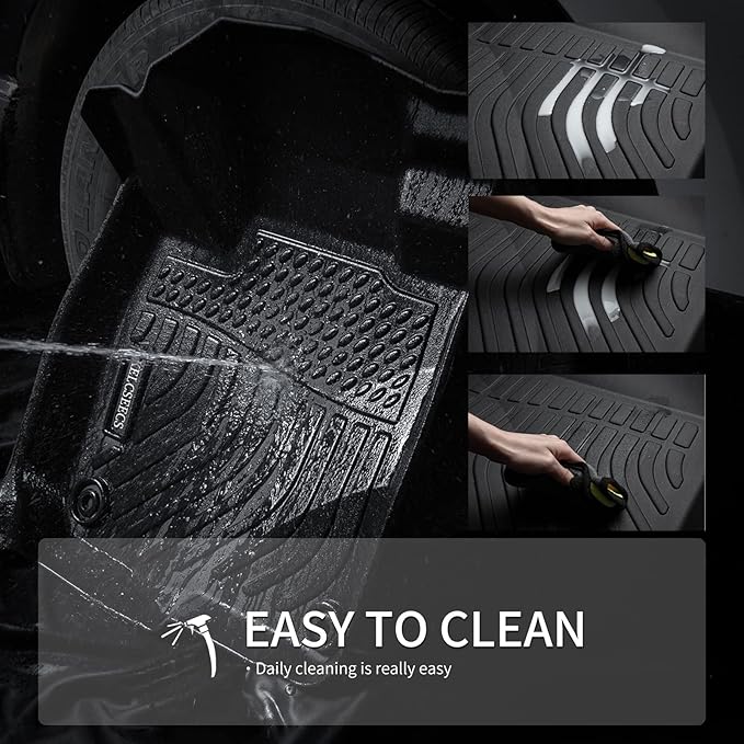KELCSEECS® Floor Mats & Cargo Liner Custom for Chevrolet/Chevy Trax 2026 2025 2024 & Buick Envista 2026 2025 2024 All Weather Protection TPE Floor Liners Front & Rear Row Full Set Accessories Black