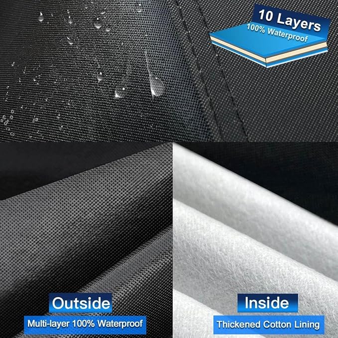 10 Layers Hatchback Car Cover Waterproof All Weather for Automobiles,100% Waterproof Outdoor Car Covers Rain Snow UV Protection. Custom Fit Subaru Impreza,Honda Fit,VW Golf,Hyundai Ioniq,etc