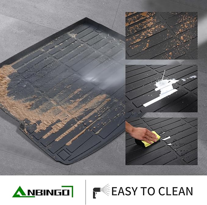 ANBINGO®Fit for Mazda CX5 Floor Mats 2025-2023,for Mazda CX-5 Car Mat All Weather Mats for CX5 TPE Car Matt Rugs for CX-5 Rubber Trunk Carpet