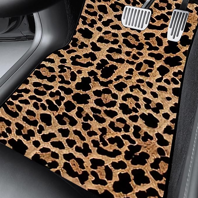 Car Floor Mats Non-Slip Automotive Floor Mats All-Weather Front Rear Car Floor Foot Mat Sets of 4 Pieces Foot Mats Rugs Carpet for Car Trucks SUV Sedans (NO.32)