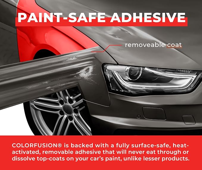 ColorFusion PPF by VViViD, Gloss Nardo Grey Dry Apply PPF Vinyl Car Wrap Roll 20ft x 5ft
