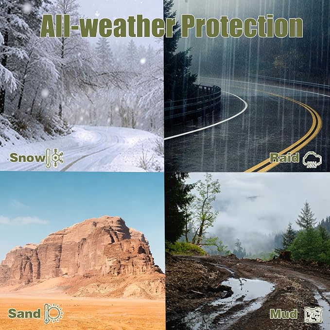 Priprilod Floor Mats Fit for Kia Soul 2014-2019 All Weather Protector TPE Floor Liners Custom Fit Car Mats Non-Slip