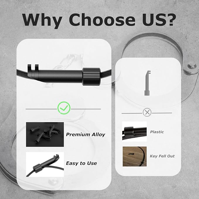 Car Window Breaker Bracelet Escape Tool with Tungsten Bead & Handcuff Key (AHK3), EDC Wrist Strap, Emergency Glass Breaker Self Rescue Tool, 1 Pack