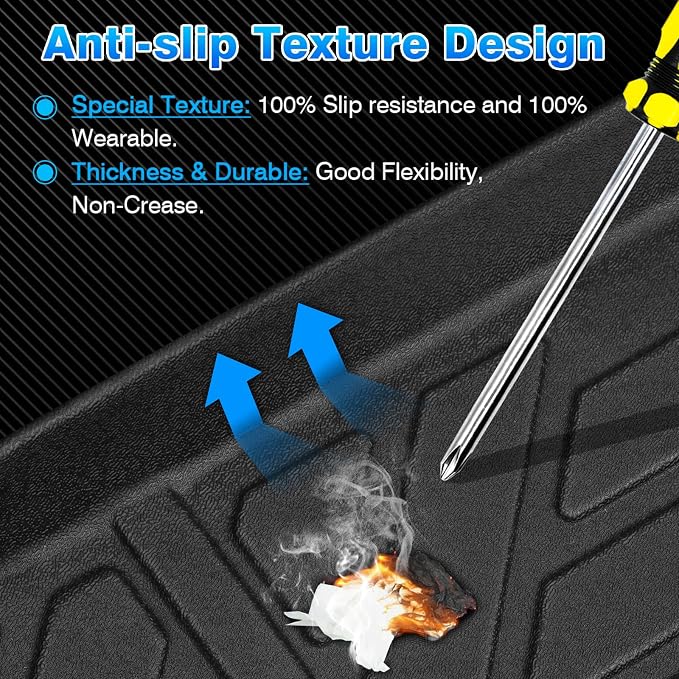 RAV4 Cargo mat - Trunk Mat for Toyota RAV4 2019-2025 (Fit for All Models), All Weather Trunk Mat & Storage Box for RAV4 Accessories, Heavy Duty Rubber Mats